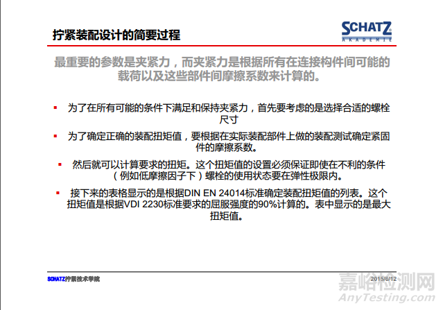 緊固件摩擦系數(shù)的測定