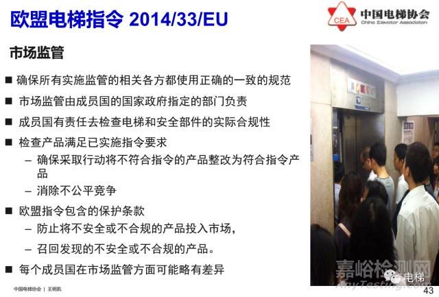 歐盟電梯指令2014/33/EU介紹