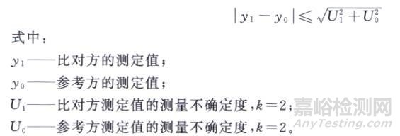 人員比對、方法比對、設(shè)備比對結(jié)果評價