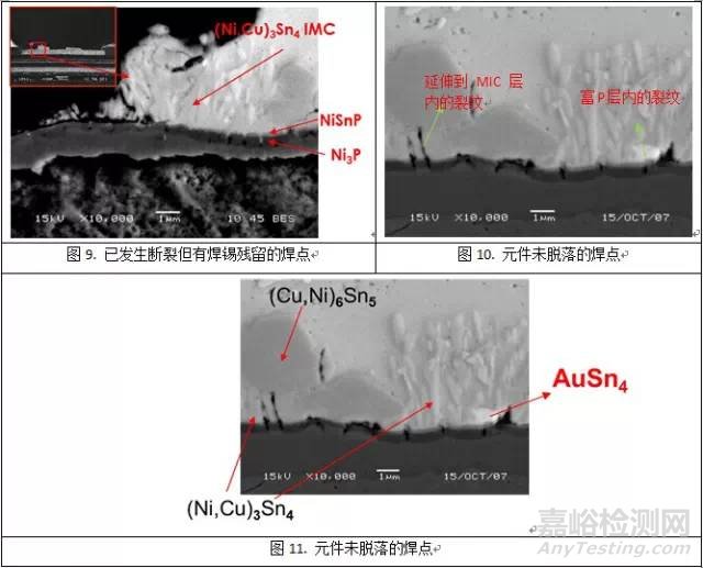 手機元件焊接不良失效分析