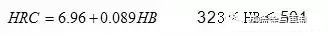 洛氏、布氏、維氏、努氏硬度之間的換算公式