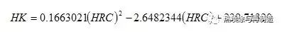 洛氏、布氏、維氏、努氏硬度之間的換算公式