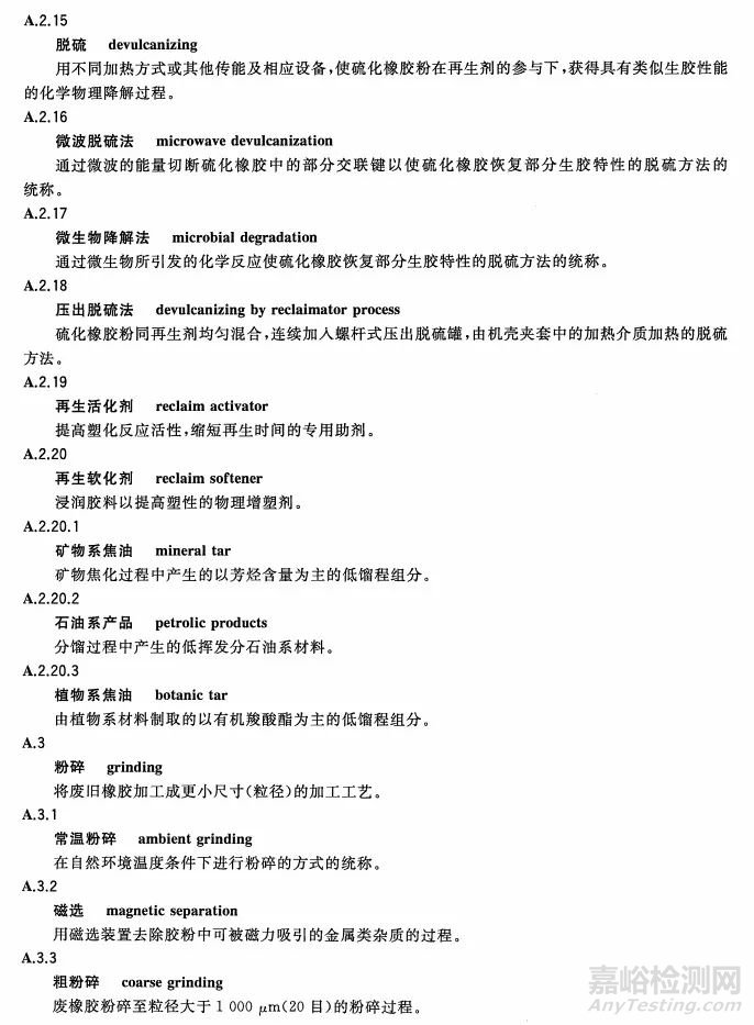 再生橡膠標(biāo)準(zhǔn) GB/T 13460-2016