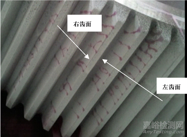 齒輪磨削裂紋失效分析