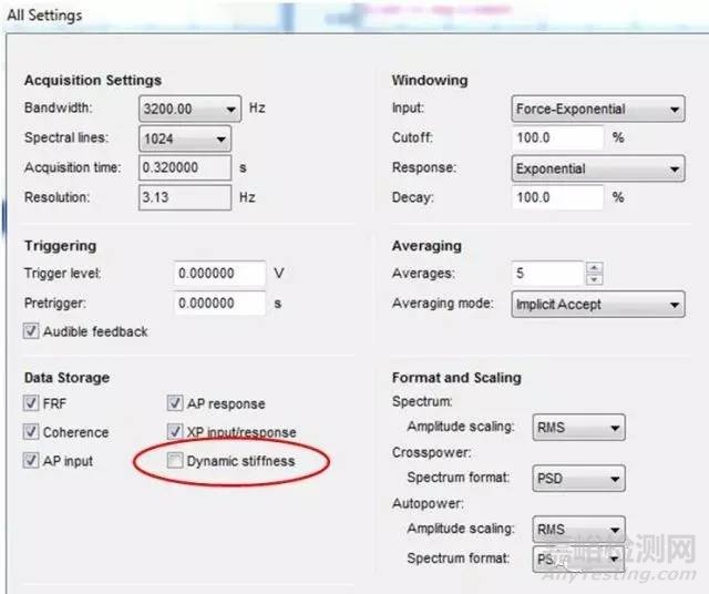 動(dòng)剛度、靜剛度的測(cè)量方法