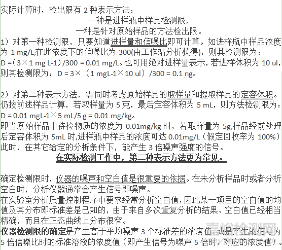 教你幾招 秒懂各種檢出限！