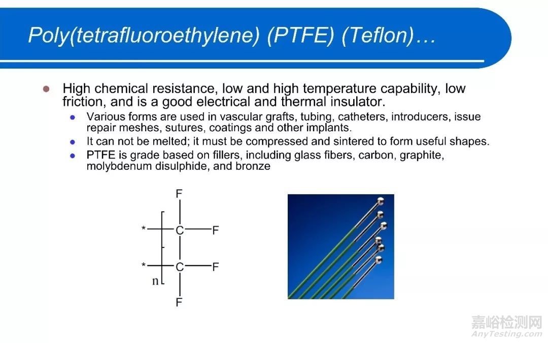 醫(yī)療器械中常用高分子材料匯總