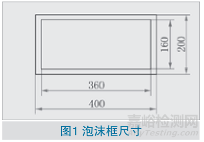 消失模涂料收縮率的檢測(cè)方法