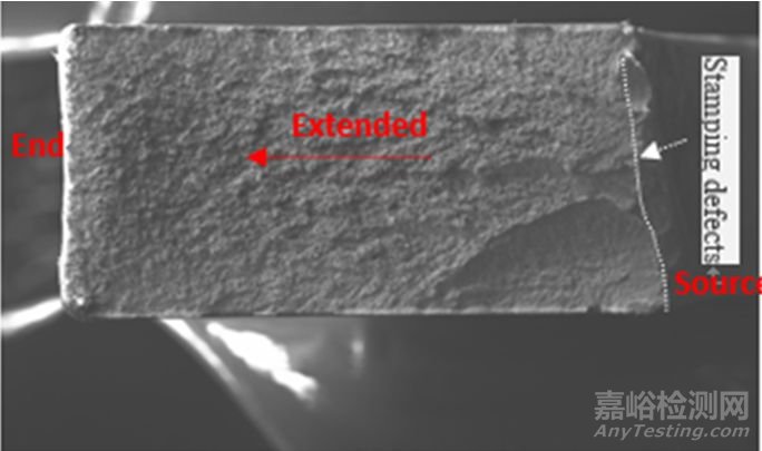 汽車變速箱卡環(huán)斷裂失效分析