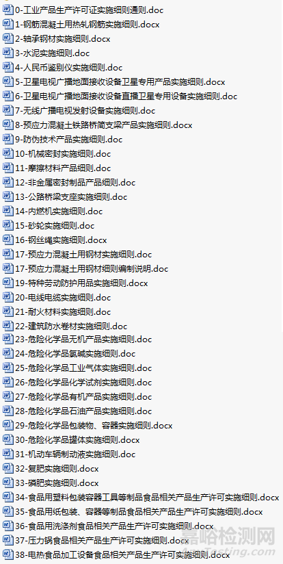 工業(yè)產(chǎn)品生產(chǎn)許可證通則細(xì)則全面修訂，12月實施，注意檢測要求