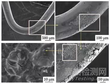 鎳鈦絲斷裂失效分析