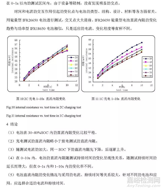 鋰離子電池直流內(nèi)阻測(cè)定及內(nèi)阻偏大原因解析