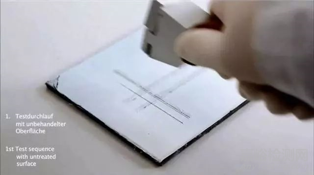 劃格法檢測(cè)涂層漆膜附著力