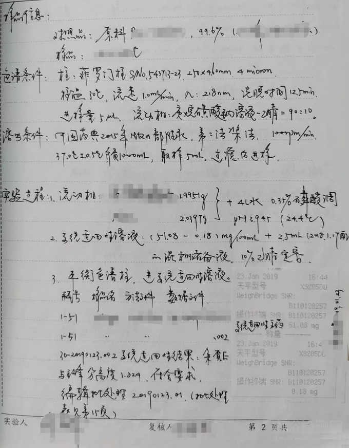 藥物分析原始記錄10年嘔心經(jīng)驗(yàn)分享
