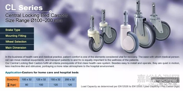 如何為醫(yī)療器械選擇腳輪？如何檢測(cè)醫(yī)械腳輪？