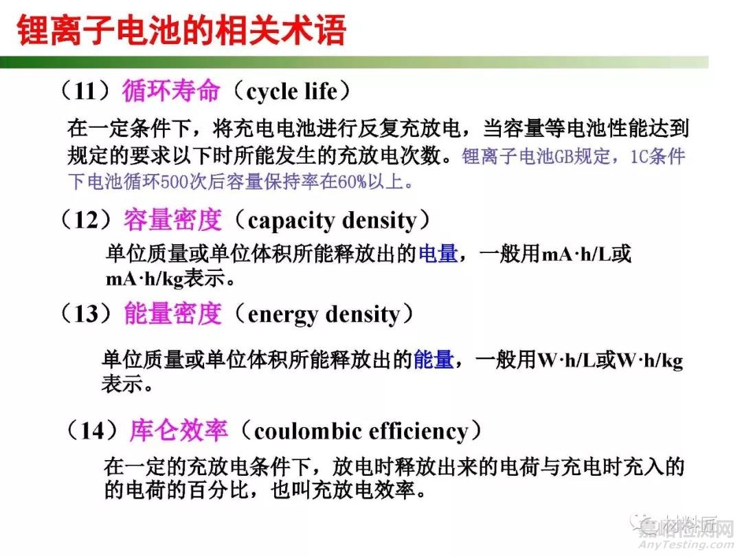 鋰離子電池產(chǎn)生及相關(guān)專(zhuān)業(yè)術(shù)語(yǔ)簡(jiǎn)介