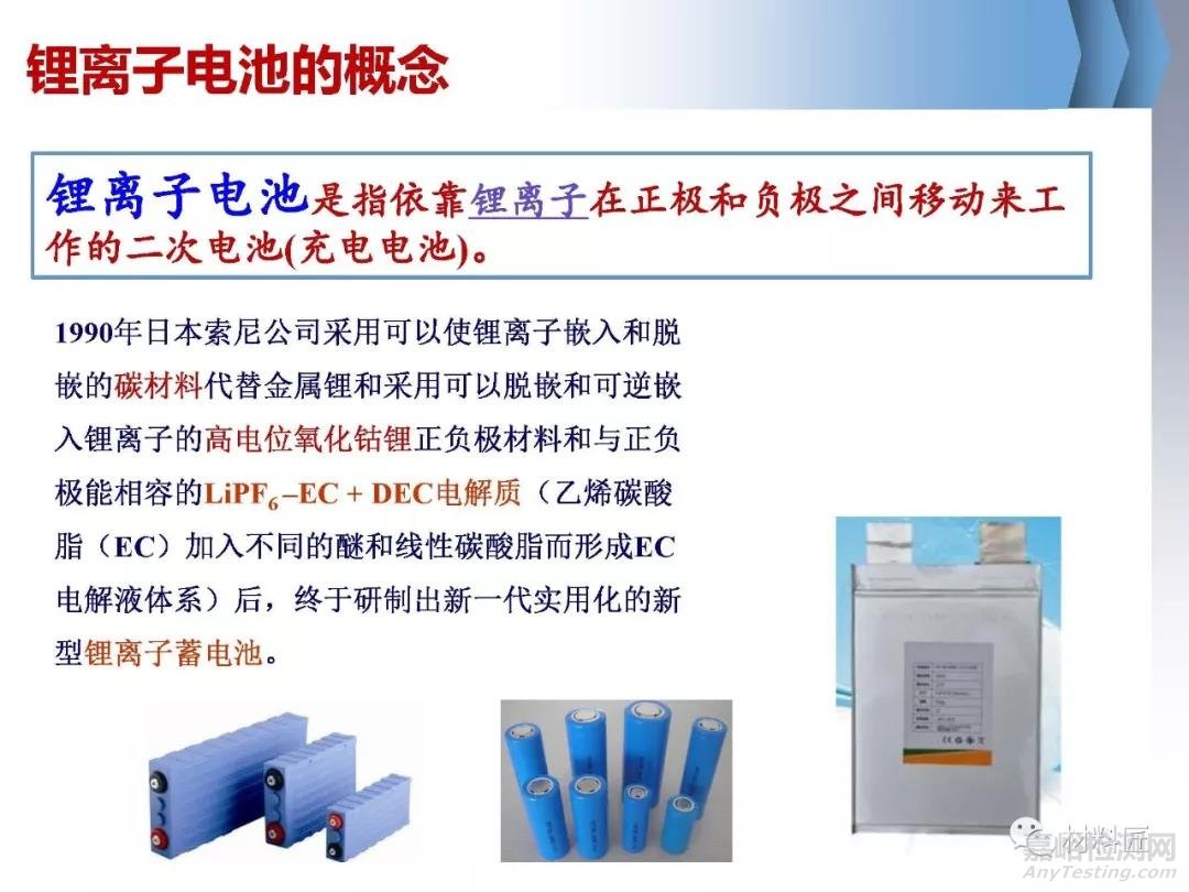 鋰離子電池產(chǎn)生及相關(guān)專(zhuān)業(yè)術(shù)語(yǔ)簡(jiǎn)介