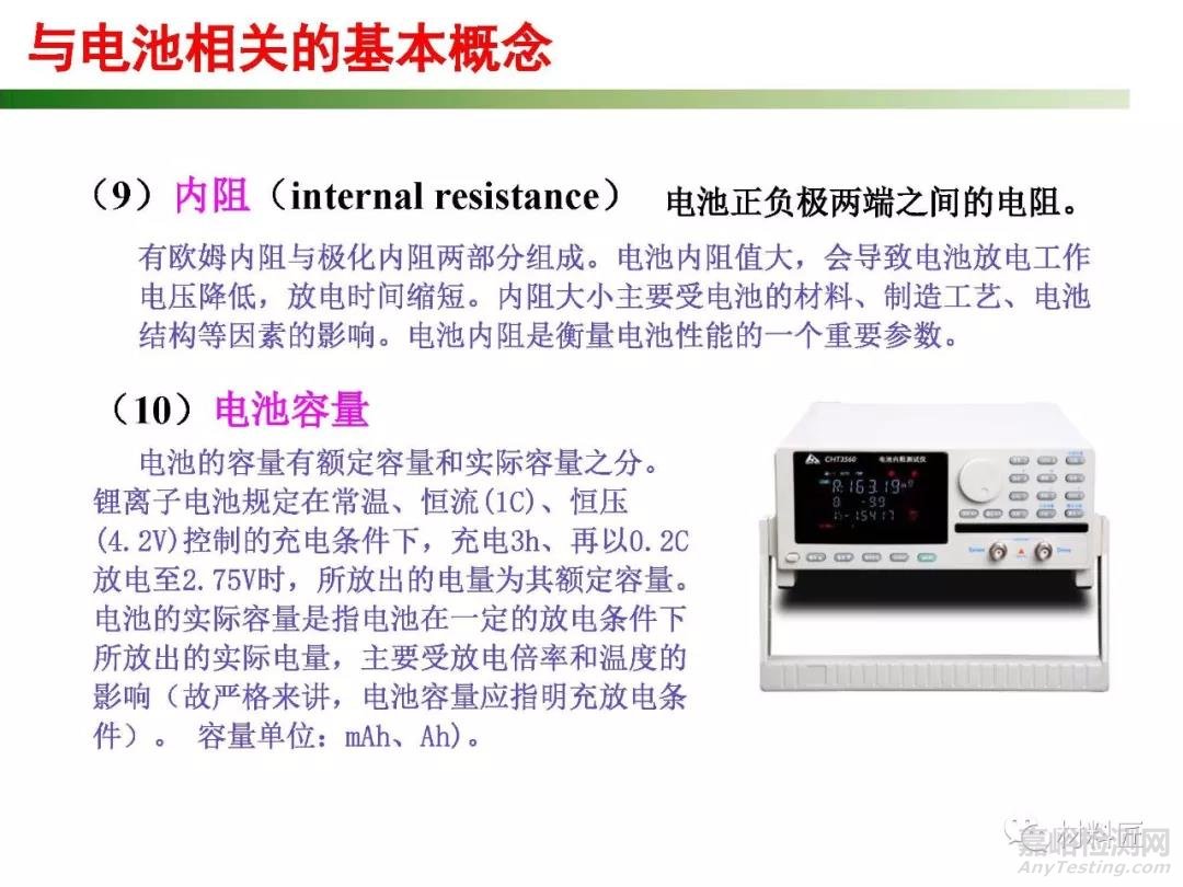 鋰離子電池產(chǎn)生及相關(guān)專(zhuān)業(yè)術(shù)語(yǔ)簡(jiǎn)介