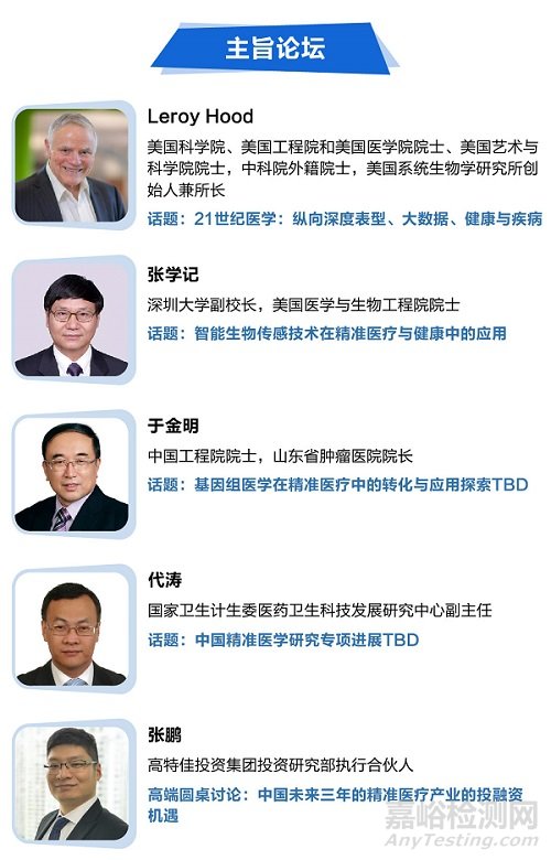 【報名倒計時1周】P4個體化醫(yī)學60+殿堂級專家&議程大曝光，構(gòu)筑萬億基因檢測市場護城河！