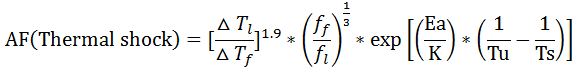 環(huán)境試驗(yàn)加速因子模型及其計(jì)算示例