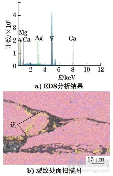 AgCuV合金導(dǎo)電滑環(huán)內(nèi)部缺陷失效分析