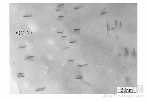 釩在鋼中的析出:貝氏體中的析出