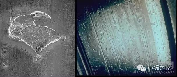 ↓↓↓ 顆粒造成的凹痕