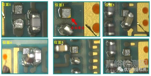 鍍金板電容立碑失效分析