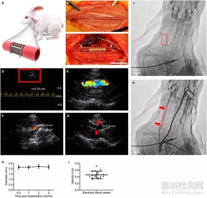 電子血管的制備流程、機械性能以及效果測試