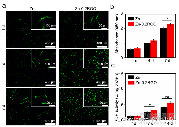 還原氧化石墨烯調(diào)控鋅支架微結(jié)構(gòu)和織構(gòu)研究