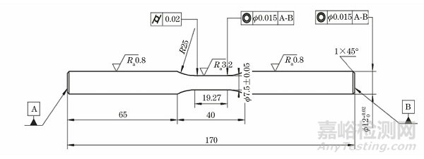 缺陷深度對旋轉彎曲疲勞性能的影響