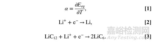 熱力學(xué)角度解釋石墨負(fù)極析鋰現(xiàn)象
