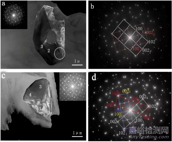 TEM衍射花樣的標(biāo)定原理:復(fù)雜電子衍射花樣