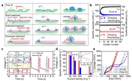 《Nat. Commun.》:大連理工武湛君教授團(tuán)隊(duì)在超級(jí)快充鋁離子電池及陽極中雙電層作用上取得新進(jìn)展