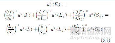 按照國標評定彈性模量的測量不確定度