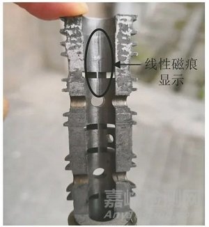 解密整批閥套零件內(nèi)孔壁上奇怪的磁痕顯示