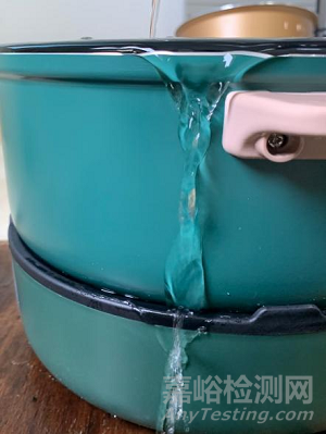 GB?4706.1-2005《家用和類似用途電器的安全》溢水試驗案例分析