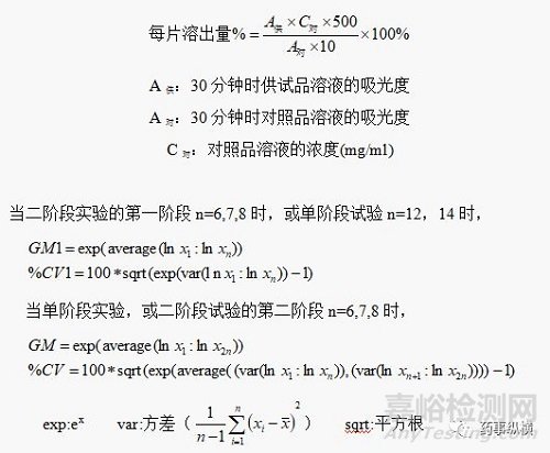 溶出度儀（標準片）的性能確認