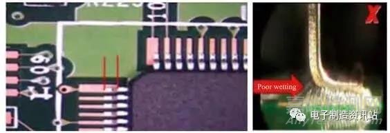 焊盤尺寸設計缺陷