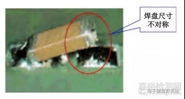 焊盤尺寸設計缺陷