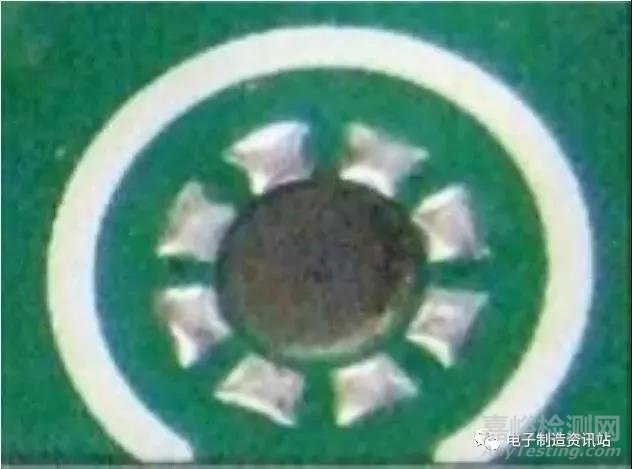 焊盤尺寸設計缺陷