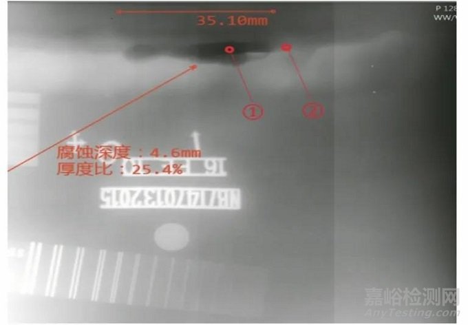 在役管道腐蝕坑深度的DR檢測