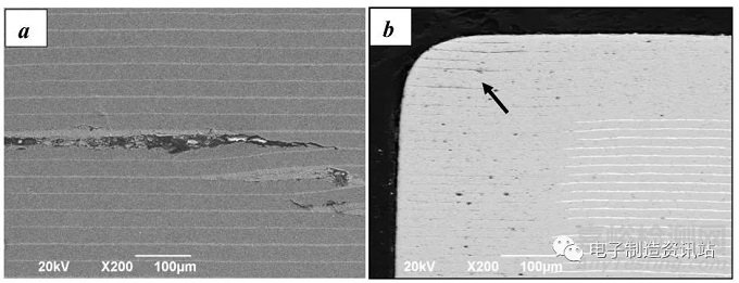 貼片電容常見缺陷及失效機理