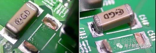 貼片電容常見缺陷及失效機理