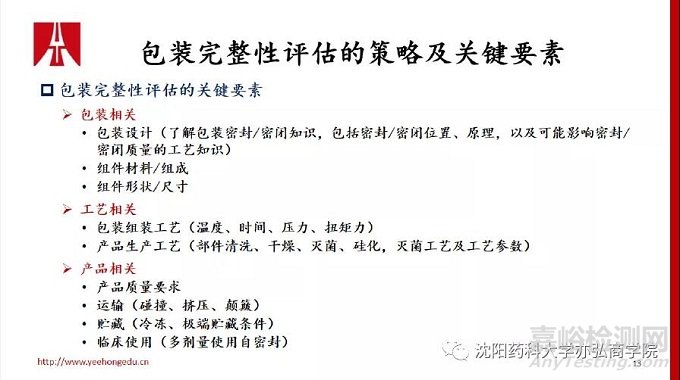 無(wú)菌制劑包裝完整性關(guān)鍵要點(diǎn)