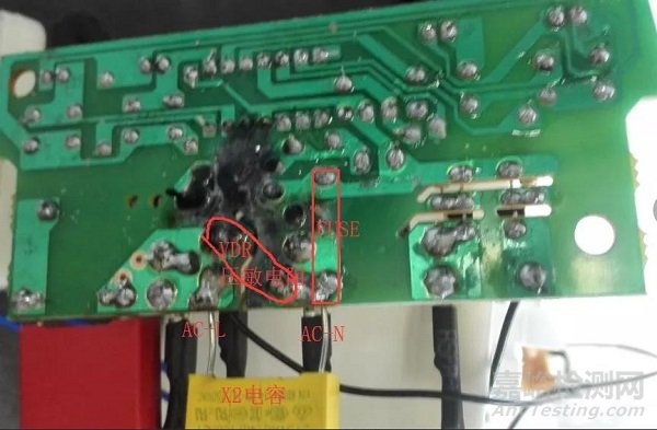 PCB線路板壓敏電阻短路試驗