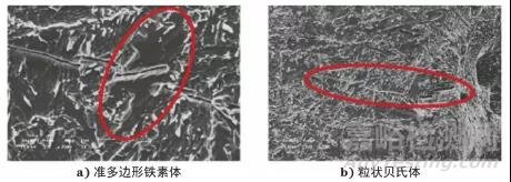 管線鋼沖擊斷口的顯微分析