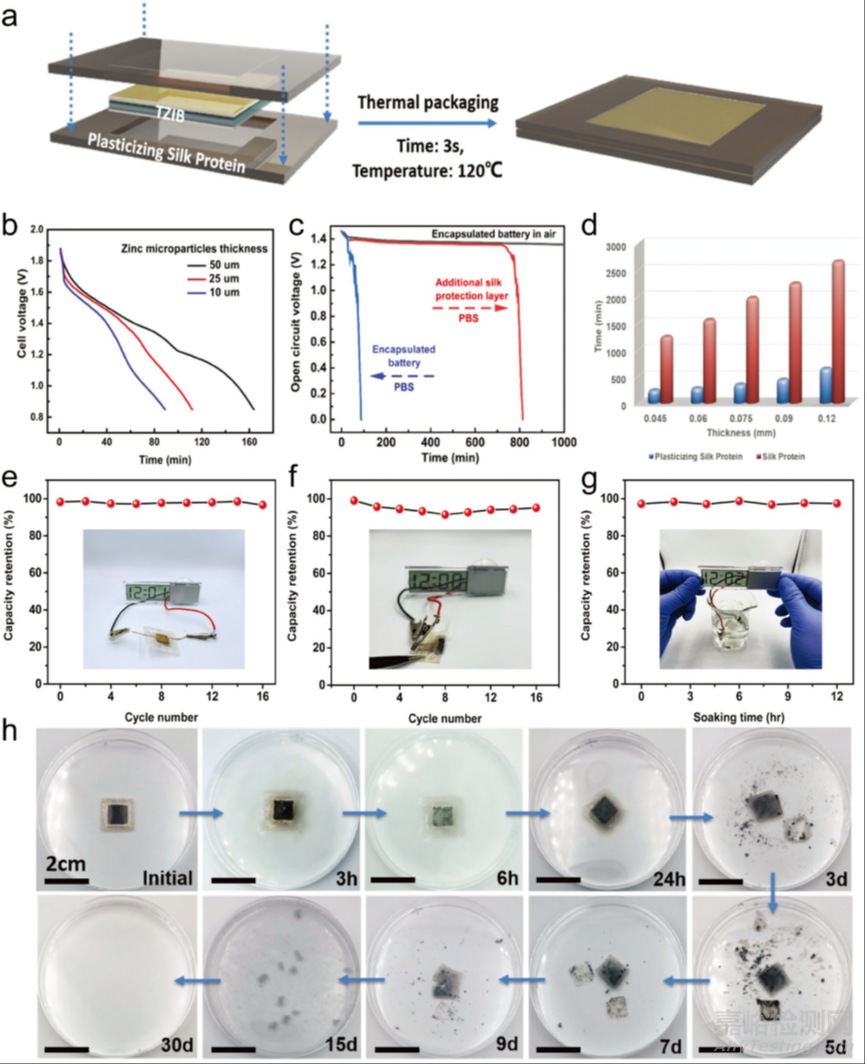 用于可植入和可生物降解鋅離子電池的纖維素氣凝膠-明膠固態(tài)電解質(zhì)