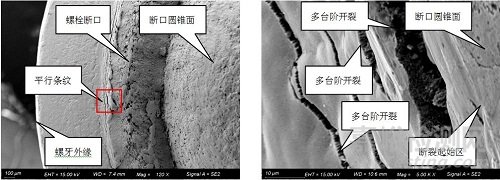 六角凸緣螺栓斷裂失效分析案例