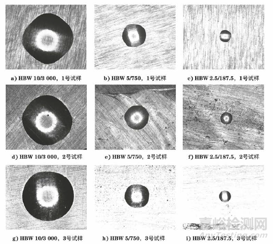 不同焊接工藝Inconel 625鎳基合金管接頭焊縫布氏硬度測(cè)量標(biāo)尺的選擇